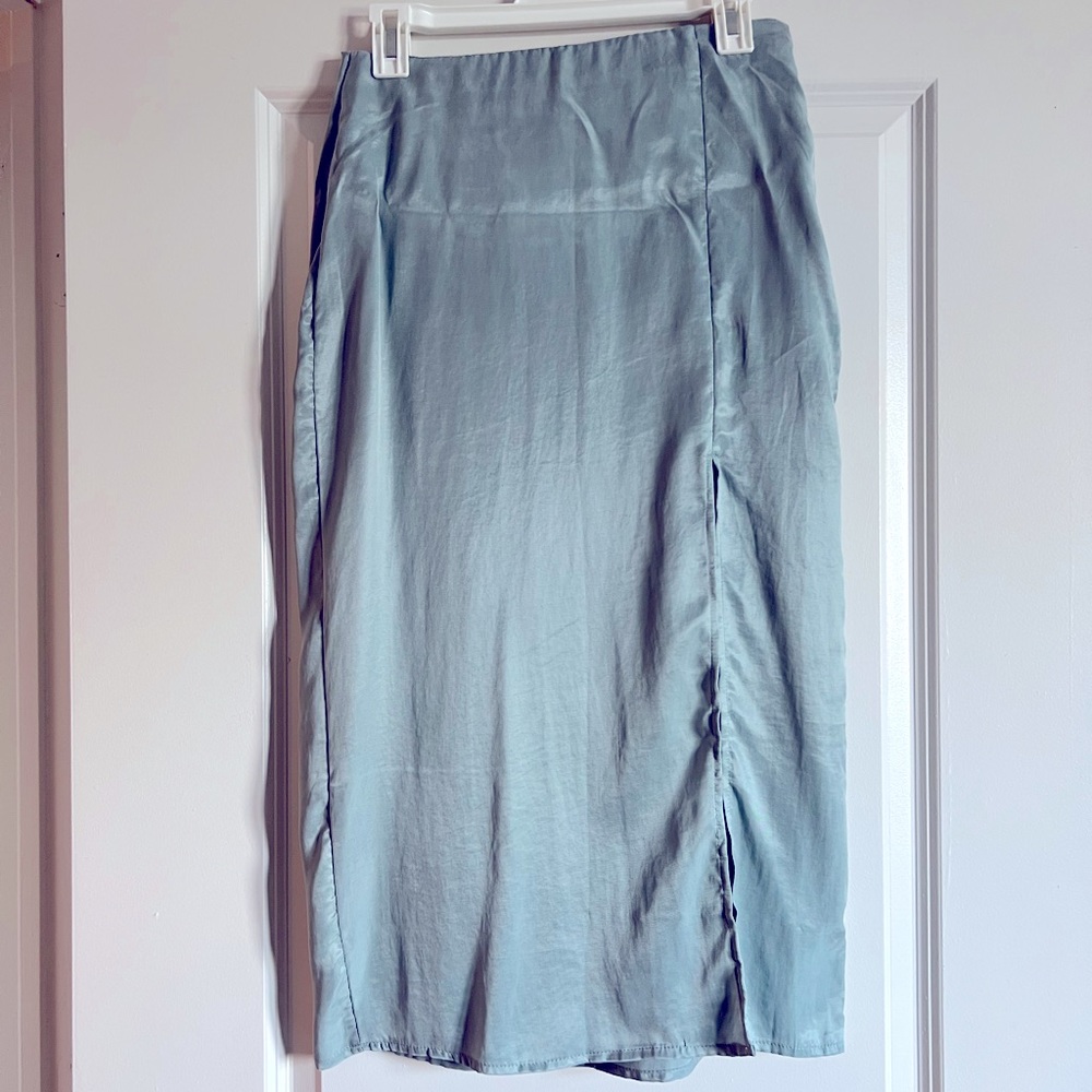H&M silk skirt